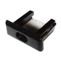 Zaślepka miniLUX czarna z otworem