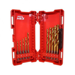 Zestaw wierteł do metalu 10 sztuk HSS-G Tin 3-10mm Shockwave MILWAUKEE