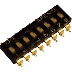 APEM IKL0803000 SMD DIP Switch RM 2.54mm 8 Pole