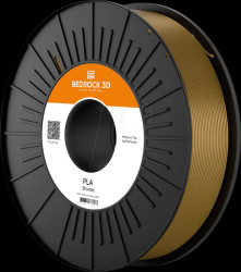 PLA-0032A075 PLA filament, bronze, 1.75 mm, 750 g
