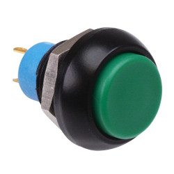 IPP3SAD3 Green Momentary 12mm Push Button Switch Flat Actuator SPST IP67 APEM
