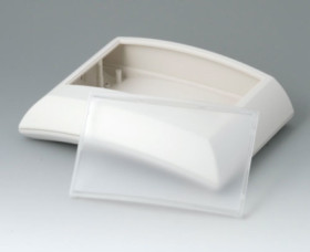 ABS enclosure, (L x W x H) 150 x 200 x 54 mm, gray white (RAL 9002), IP40, B7020147