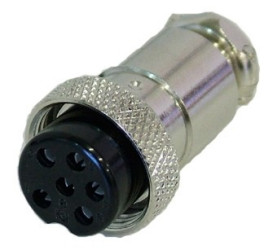 WTYK MIKROFONOWY NC346 6 PIN ZENSKI