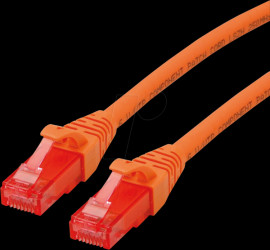 21152570 Patch cable Cat. 6 UTP, LSOH, orange, 0.5 m