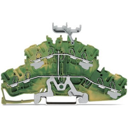 Dwurzędowa złączka szynowa WAGO poziomy: 2 14AWGWciskane TOPJOB S