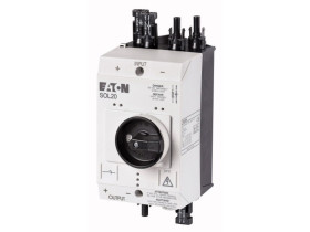 Rozłącznik izolacyjny DC 1-fazowy 2P 20A 1000V IP65 2 stringi MC4 SOL20/2MC4 120915 EATON