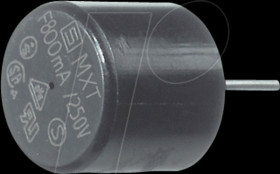 346915 Radial Fuse 1A Slow-blow MXT