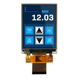 Wyświetlacz LCD TFT 2.8cal IPS TFT QVGA 240 x 320pikseli Równoległy I/F Tak NEWHAVEN DISPLAY INTERNATIONAL