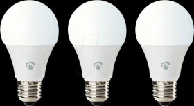 WIFILRW30E27 Smart light, lamp, E27, 9 W, Wi-Fi, pack of 3