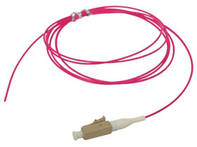 Pigtail MM OM4 1G 50/125 wtyk LC dł. 2 m FOI-LC-5MM-2-4