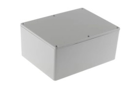 Obudowa ekranowana Szary, 165.8 x 127.3 x 76.3mm, RS PRO