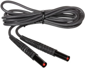 Przewód pomiarowy 2,2m czarny /wtyki bananowe/ WAPRZ2X2BLBB