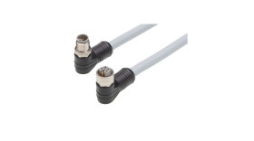 Kabel przemysłowy konfekcjonowany ze złączem Złącze M12 długość 20m Rodzaj A Żeńskie Złącze B Złącze M12