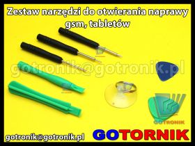 Zestaw narzędzi do otwierania naprawy gsm i tabletów (8 elementowy)