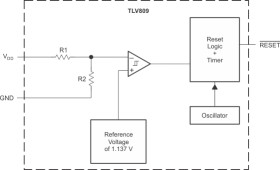 3-pin voltage supervisor (reset IC) with active-low, push-pull reset