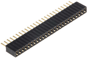 Gniazdo PCB 25 -pinowe raster: 1.27mm Listwa gniazdowa Proste Przewlekany