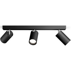 Philips 8720169299016 Idris Ceiling Floodlight GU10 Black Bathroom IP44