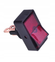 20A 12V ON-OFF Illuminated Rocker Switch ASW-11D, Red