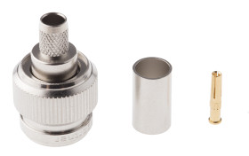 Złącze koncentryczne Montaż na kablu Męski 50Ω typ złącza Złącze TNC 0 to 6GHz Połączenie zagniatane typ kabla HPF 240,