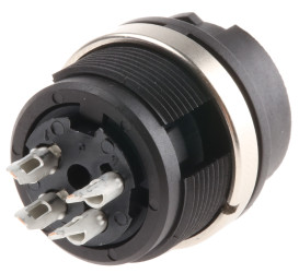 Złącze wielostykowe przemysłowe 4-pinowe Miniaturowe, panelowe Wtyczka binder