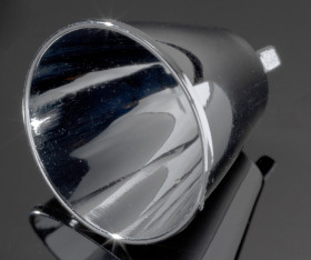 Reflektor LED 19 (Dia.) x 15.3mm, D 19mm, do użytku z Cree XP-E, Cree XP-G, Lumileds LUXEON Rebel, Lumileds LUXEON