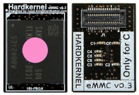 8GB eMMC Module linux black Odroid-C0/C1+/C2