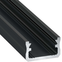 Profil LED Typ A czarny anod.2m 2,02m Do taśm ledowych