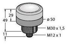 Lampa okrągła Turck K50BCLXGXPQ światło ciągłe