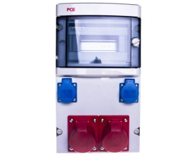 Rozdzielnica stacjonarna STAR 2x16A/5P 2xGS bez zabezpieczeń IP44 9016840W