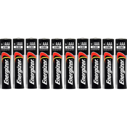 Energizer E300171800 Size AAA Alkaline Battery (Pack of 10)