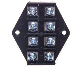 Płytka odgałęźna ZPT/2,5mm2/4-tory czarna ZPT 4-2.5 83001007