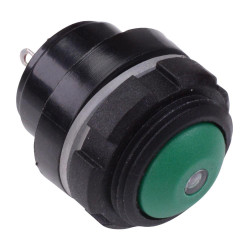 IZPR3S432L0G APEM Green LED Green Button 16mm Momentary NO Push Button Switch IP67