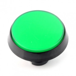 Big Push Button 6cm - zielony- pochyły
