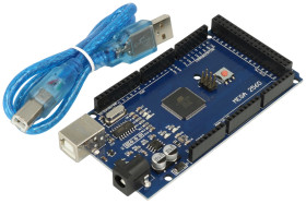 Moduł; odpowiednik do ARDUINO MEGA R3; MEGA-R3; ATmega2560; I2C; PWM; SPI; UART; USB; 7÷12V; 8 KB; 54; 256 KB; 4 KB; kołkowe; za
