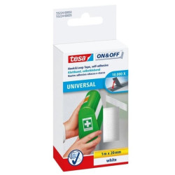 Rzep w 1m:20mm, biały /6 szt./ 55224-00003-02