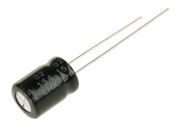 Kondensator 1000μF 10V dc Radialny, Otwór przelotowy RS PRO roztaw: 3.5mm 8 (Dia.) x 11mm