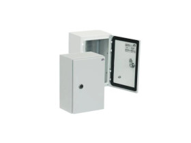 Obudowa metalowa 300x300x250mm IP66 z płytą ETIBOX GT 30-30-25 001102104