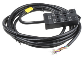 Skrzynka czujnika porty: 6 M12 kabel: 5m
