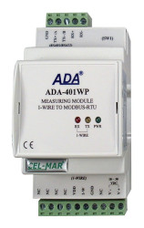 Moduł pomiarowy ADA-401WP 1-WIRE na MODBUS-RTU