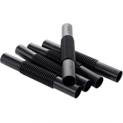 Złączka karbowana ZCL-20 czarny /komplet 5szt./