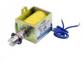 Elektromagnes ciągnący 12V 5kg skok 10