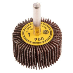 Ściernica listkowa trzpieniowa, 40 x 20 mm, K80 /5szt./