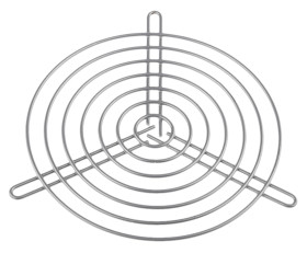 Osłona wentylatora 133 mm, 146 mm rozstaw otworów 145mm Drut stalowy