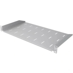 Półka stała do szafy RACK 19 1U 270mm szara
