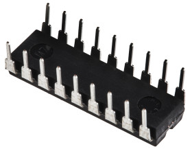 Mikrokontroler Microchip PIC16F PDIP 18-pinowy Otwór przezierny PIC 64 B, 1K x 14 słów 8bit CAN: 4MHz RAM:68 B