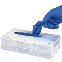 Rękawice jednorazowe, rozm. 9, 50Rękawice szt., kolor: Niebieski, Honeywell Safety