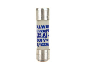 Wkładka bezpiecznikowa cylindryczna 10x38mm 25A aR 600V CH10UQ 002625013