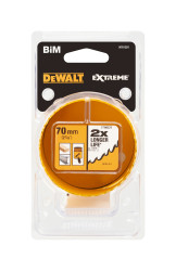 Otwornica Ø: 70mm Bimetal DeWALT Otwornica gł. cięcia: 44mm