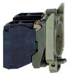 Pojedynczy blok styków z korpusem/kołnierzem mocującym, 2NC, zaciski śruboowe ZB4BZ107