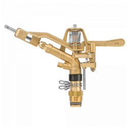 Mosiężny zraszacz pulsacyjny obrotowy regulowany sektorowy 360° GZ 1" 50m GKV656332SGZ